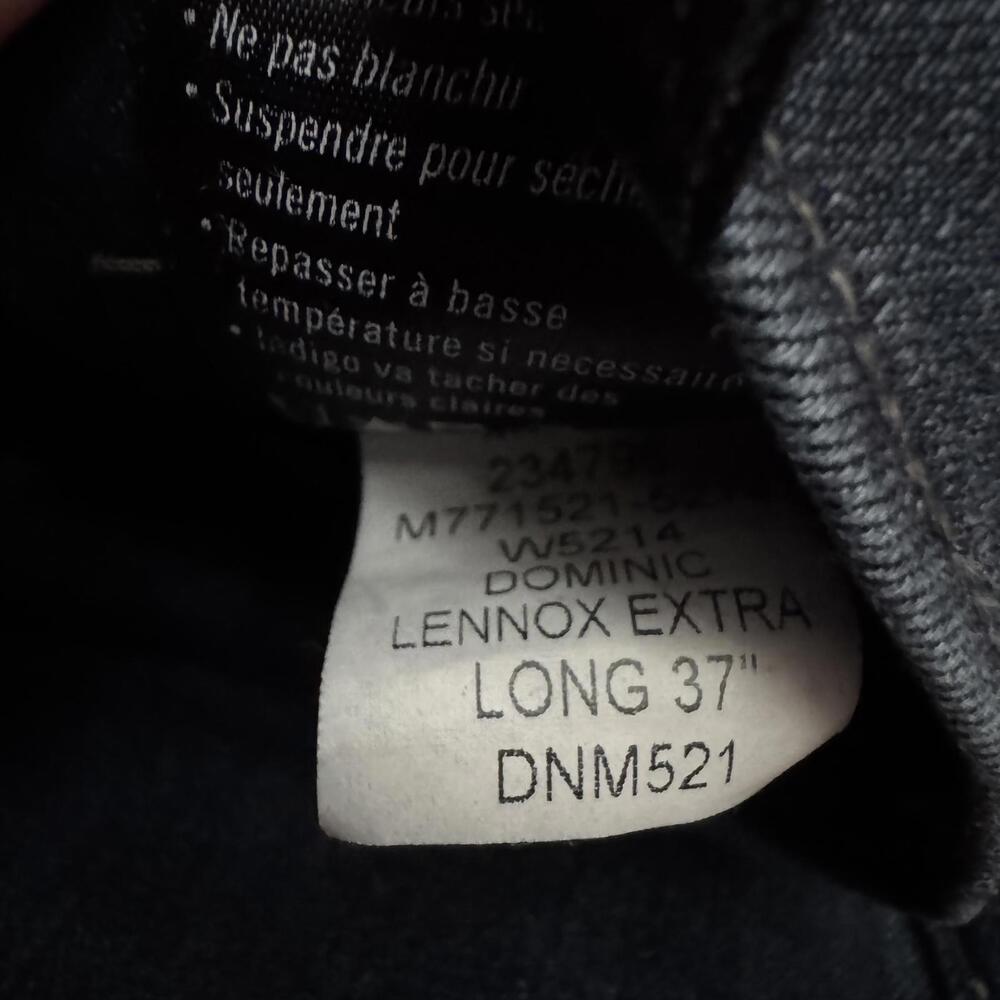 Paige, Mens Lennox Slim Fit Jeans, Dark Navy, 35 W 37 L - Picture 6 of 8
